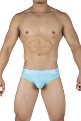 Mini slip taille moyenne en bambou Private Structure PBUT4378 Couleur cyan vif